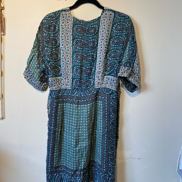 Derby green size large made in India midi dress… - Picture 5 of 6